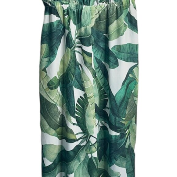 Show Me Your MuMu Dree Playsuit Fronds Of Mine Pattern - Green on Ivory - L - Picture 6 of 7